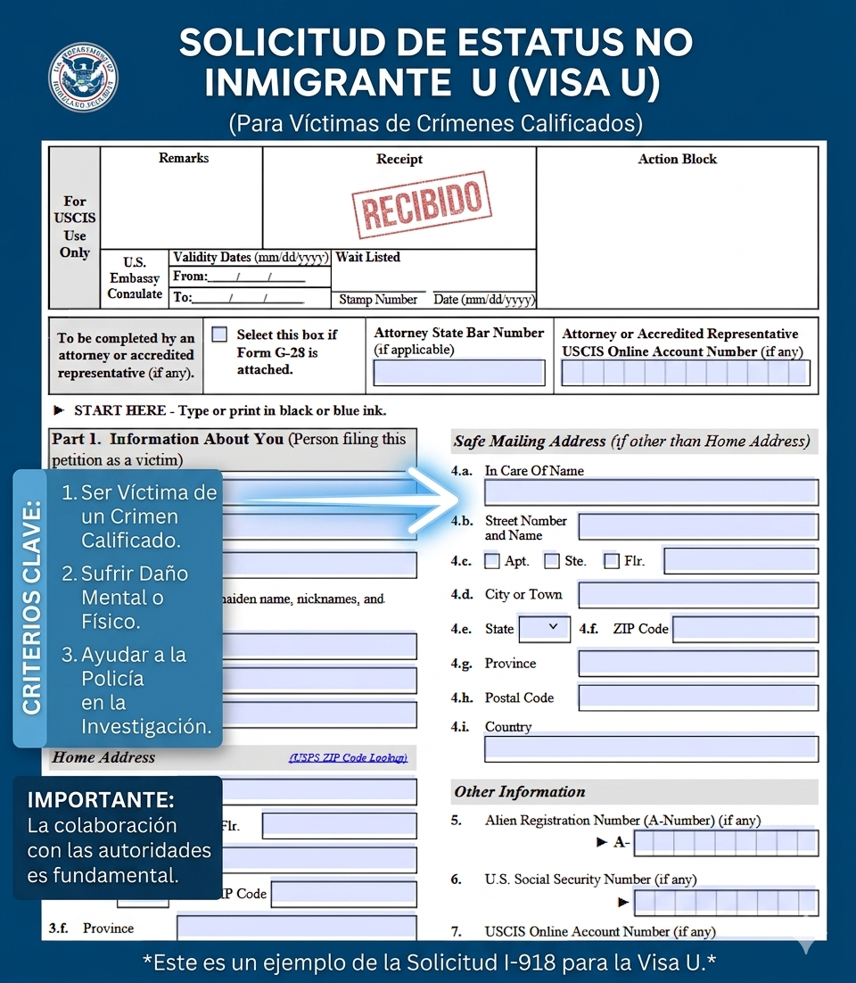 Preparación documental para Visa U